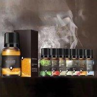 17 Flavors 10ml Essential Oils For Aroma Diffuser AirHumidifier Home Water-soluble Lavender Rose Eucalyptus White Peach Oolong