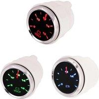52mm Pointer Volt Meters Marine Voltmeters 8-16V Voltage Gauges with Red Blue Green Yellow Backlight for Auto Boat