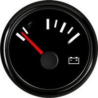 8-16vdc Pointer Type Volt Meters 52mm Waterproof Volt Gauges Black Voltage Meters for Auto Boat Truck Generating Units Engines