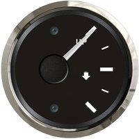 KUS Car 0-190ohm Input Signal Trim Gauges 52mm Up to Down White Trim Meters 12v/24v with Red or Yellow Backlight