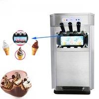 Soft Serve Ice Cream Machine- Mix It In Ice Cream Maker for Frozen Yogurt, Sorbet, Gelato, Drinks