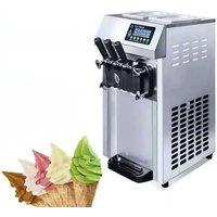 Commercial Ice Cream Maker 22-30L/H Yield 2200W Countertop Soft Serve Machine Frozen Yogurt Maker