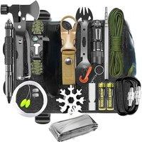 Outdoor Multi-Tool Kit Emergency Survival Kit Equipment First Aid Supplies Tactical Camping Survival