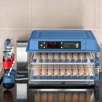 Farm Poultry Fully Automatic Turning Egg Incubator Dual-Electric Mini Household Brooder for Chicken