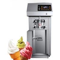 Commercial Soft Serve Ice Cream Machine Electric 25L/H 3 Flavors Sweet Cone Ice Cream Maker