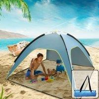 Quick Automatic Opening Beach Tent Sun Shelter Tent Shade Lightwight Pop for Outdoor Camping Three