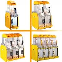 Slush Machine Commercial 12/24/36L Fully Automatic Juice Cold Drink Beer Snow Brewer Snow Melting Ice Sand Making Machine