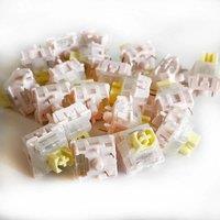 JERRZI KELULI Switch Silent Linear 37/45gf 5 Pins Switches For Mechanical Keyboard Gamer Switch Accessories mute Axis Hot Swap