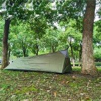 1pc Ultralight Camping Tent PU3000 Waterproof Summer Single Person Mesh Inner Vents Net For Hiking