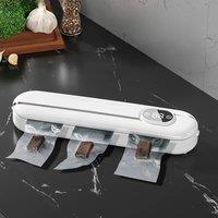 220V Vacuum Sealer Packaging Machine Food Vacuum Sealer With Free 10pcs Vacuum Bags Household