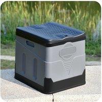 Folding Toilet, Portable, Collapsible, Anti-Odor Storage Box, Car Toilet, Adult Self-Driving Travel