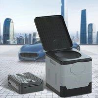 Portable Toilet Car Toilet Bucket Trash Can Travel Outdoor Camp Folding Toilet for Tour Emergency