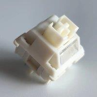 KEYCOOL Walk Snow Switch V2 White Linear HiFi 5 Pins 38g Switches POM For Mechanical Keyboard MX Switch Factory lubrication PC