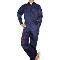 Professional Workwear Uniform Durable Mechanic Jumpsuit For Auto Repair Shop Workers With Pockets