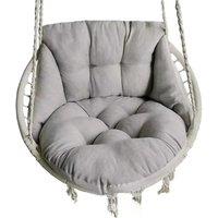 Hammock chair cushion, hanging basket egg chair cushion round seat thick nest back pillow suitable