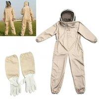 1Set Professional Ventilated Full Body Beekeeping Bee Keeping Suit With Gloves