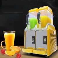 Commercial Slushy Machine 12L X 2 Slushy Machines For Home Use Cocktail Margarita Frozen Drink Maker Automatic Cleaning Function
