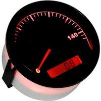 85mm GPS Speedometers 0-160MPH Speed Mileometers Black 9-32vdc Waterproof Devices for Auto Boat with Red Backlight and Antenna