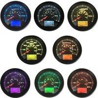 85mm GPS Speedometers Modified 0-80MPH Lcd Speed Odometers 0-120Km/H Speed Mileometers Trip Gauges Cog for Auto Boat Truck Rv