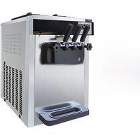 Kitchen Small Soft Vortex Ice Cream Machine Italian Russian Gray Frozen Yogurt Machine