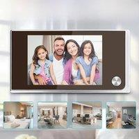 3.5 Inch Wireless Doorbell Camera 120 Degree Angle Peephole Viewer Smart Home Safe Outdoor Digital