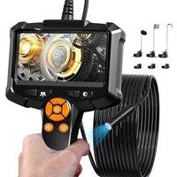 Endoscope Camera with 4.3 Inch IPS HD Screen Borescope Camera HD1080P with 8LED Lights IP67 Waterproof Inspection Camera for Car