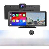 10.26 Inch Carplay Android Auto 4K Video Dash Cam GPS Navigation DVR Camera Video Recorder 5G WiFi BT 1080P Camera Recorder