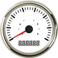 85mm GPS Speedometers 0-35Knots Pointer Speed Indicators 9-32v Speed Mileometers 0-40MPH with Red Backlight and Antenna for Boat