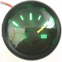 Point Type Water Level Gauges Modification 52mm 0-190ohm Input Signal Auto Water Level Meter with Green Backlight for Boat Truck