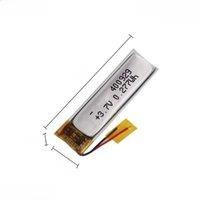3.7V Li Polymer battery 400929 75mah For sports headphones Bluetooth watch VR display projector glasses lithium battery