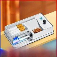 6.5/8mm Tube Electric Cigarette Rolling Machine Infrared Sensing Injector Tobacco Filling Auto