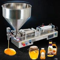 PBOBP Liquid Filling Machine Paste Bottle Filler Adjustable With Hopper for Water Juice Shampoo