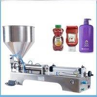 Factory Price Peanut Butter Glass Bottle Filling Machine Commercial Double Head Filling Machine