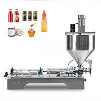 Single Head Heating And Stirring Pneumatic Filling Machine, Honey Cream Cream, Cream, And Paste Food Weighing Machine