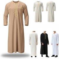 Arabic men's burka muslim ethnic wear saudi muslim clothing islam dubai arab dress fashion
