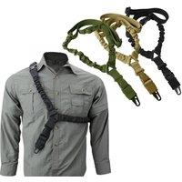 Shot Gun Belt Hunting Accessories Tactical Gear Tactical Single Point Gun Sling Shoulder Strap Rifle