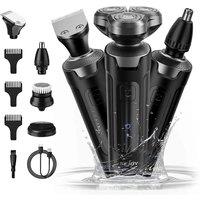 SEJOY 3 In 1 Multifunction Mens Electric Shaver Powerful Beard Nose Hair Trimmer Shaving Machine