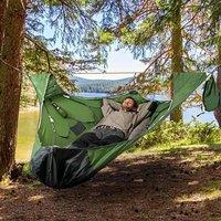 Anti-tear Anti-mosquito Solid Straps Camping Hammock with Bed Net Outdoor Camping Portable