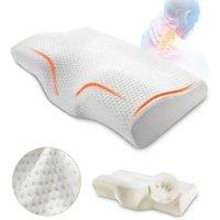 1 pc Memory Foam Bed Orthopedic Pillow Neck Protection Slow Rebound Memory Pillow Butterfly Shaped
