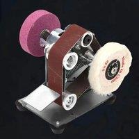 Multifunctional Grinder Mini Electric Belt Sander Sharpener Cutter Knife Edges Electric Bench Grinder Polisher Machine 7 Speed