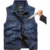 Cowboy Anti Knife Vest Fashion Leisure Invisible Flexible Anti-Cut Clothing Police Safety Colete Anti-Hacking Tatico Militar