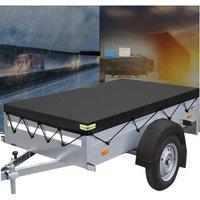 Tarpaulin Trailer Cover Dustproof Windproof Trailer Cloth for Trailer Supplies Waterproof Dustproof