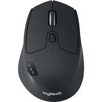 Logitech M720 Wireless Bluetooth Mouse Dual-mode Wireless Mouse for Big Hands with Ergonomic Design Multi-device Customizable