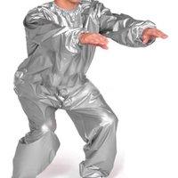 Heavy Duty Fitness Sauna Suit Full Body Sweat Suit Exercise Gym Anti- PVC for Men Women Tracksuit