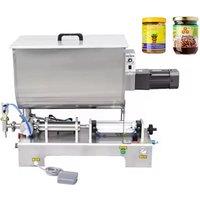 PBOBP Electric Heating Mixing Filling Machine Lipstick Filler Stirring Tank For Liquid And Paste 20-30 Bottles/Min