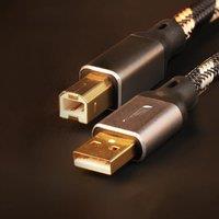 TODN Hifi USB dac Cable High Quality 7N OCC Type A to Type B Hifi Data audio digital Cable for kvm