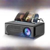 MINI Projector Home Cinema Theater Portable 3D LED Video Projectors Game Laser Beamer 4K 1080P Via HD Port Smart TV BOX