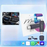 Carlinkit 5.0 Mini 5 Pro Wireless Carplay Adapter Android Auto Box Plug &Play 5.8GHz WiFi Bluetooth Auto Connection for OEM Cars