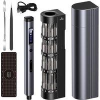 66 in 1 Rechargeable Cordless Precision Electric Screwdriver Sets Mini Kits Wireless Bit for Xiaomi Cell Phone Mobile Laptop New