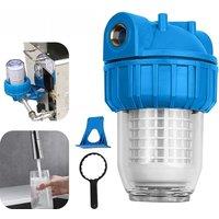 5/10inch Water Purifier Filter Bottle Visible Water Filter 1" Copper Thread Household Water Purifier